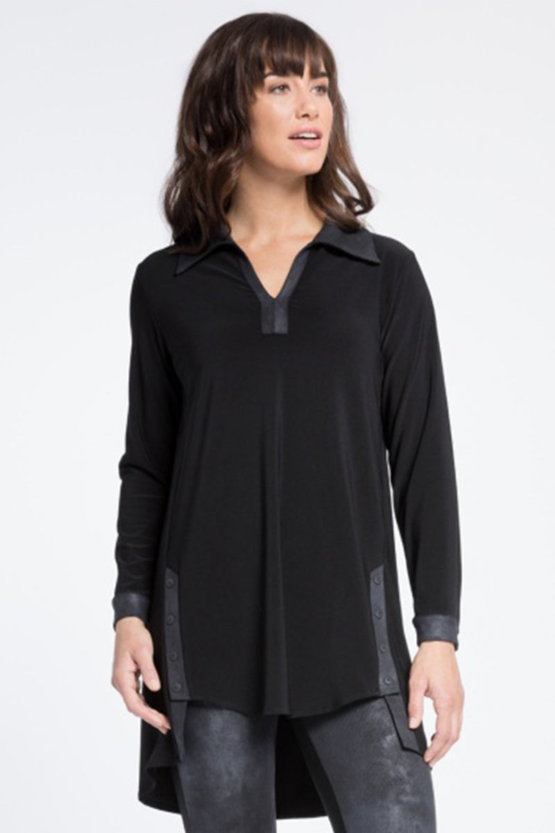Storm Weekender Tunic | Pewter Foil